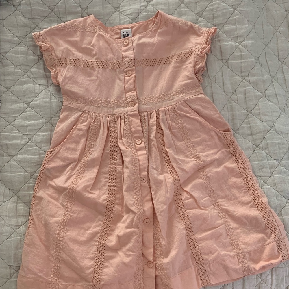 Sweet embroidered and eyelet dress